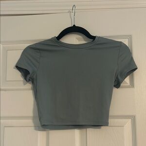 Green Women's Crop Top